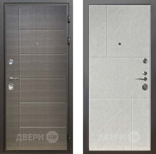 Входная металлическая Дверь Шелтер (SHELTER) Комфорт Лен сильвер 9 Гранит лава лайт