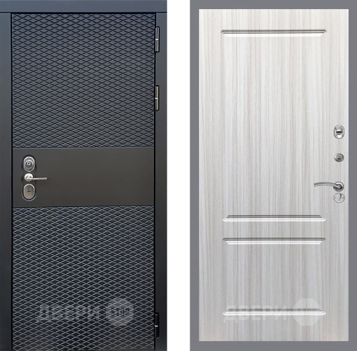 Входная металлическая Дверь Стоп БЛЭК CISA ФЛ-117 Сандал белый