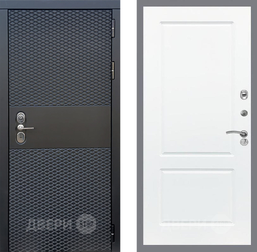 Дверь Стоп БЛЭК CISA ФЛ-117 Силк Сноу