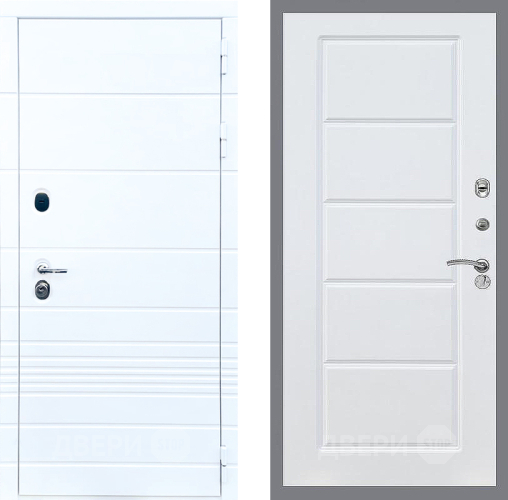 Дверь Стоп ТРЕНДО ФЛ-39 Силк Сноу