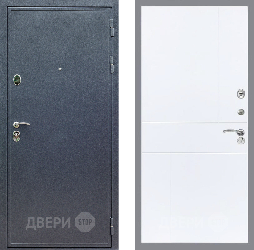 Дверь Стоп СИЛЬВЕР ФЛ-290 Силк Сноу