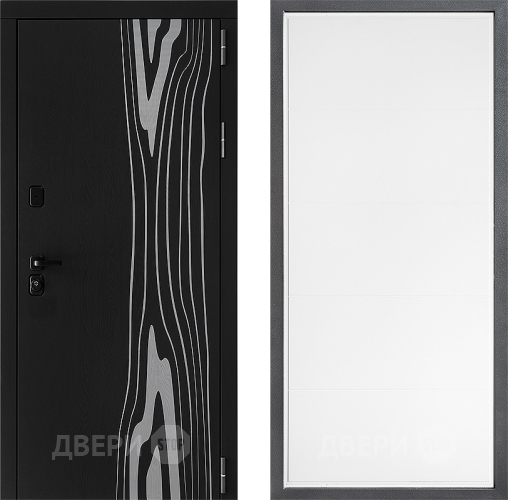 Входная металлическая Дверь Дверной континент ДК-12 ФЛ-649 Белый софт