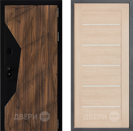 Входная металлическая Дверь Дверной континент ДК-11 ФЛ-46 Капучино