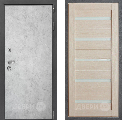 Входная металлическая Дверь Дверной континент ДК-3/743 ФЛ-47 Капучино