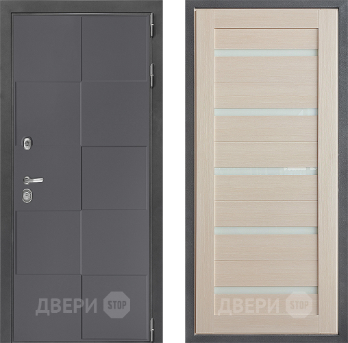 Входная металлическая Дверь Дверной континент ДК-3/606 ФЛ-47 Капучино