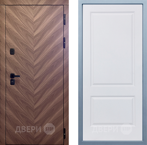 Входная металлическая Дверь Дива МД-98 Д-7 Белый