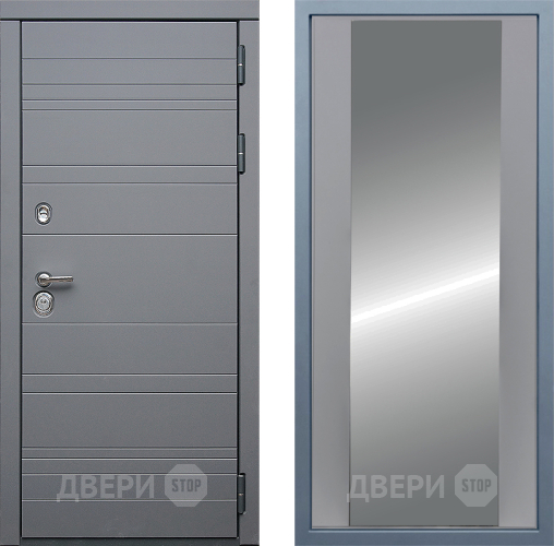 Дверь Дива МД-39 Д-15 Зеркало Силк Маус