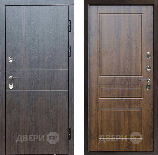 Дверь Престиж TERMO с терморазрывом Горизонт Венге Классика Дуб