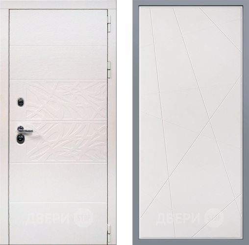 Дверь Заводские двери Дэко Вайт Флитта Белый софт