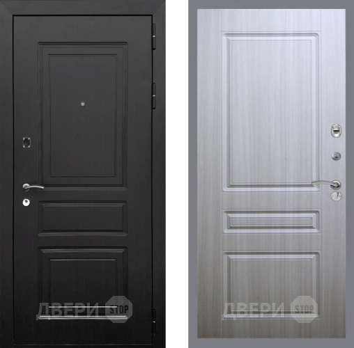 Входная металлическая Дверь Рекс (REX) 6 Венге FL-243 Сандал белый