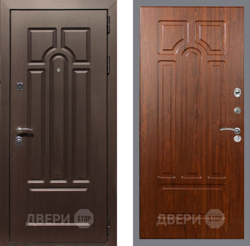 Входная металлическая Дверь Рекс (REX) Эврика FL-58 Морёная берёза