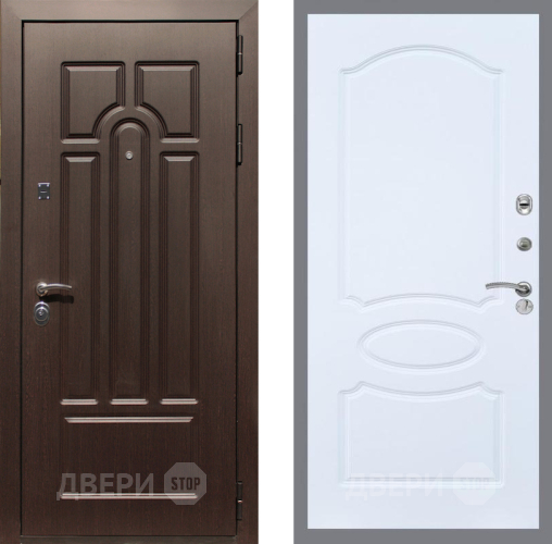 Дверь Рекс (REX) Эврика FL-128 Силк Сноу