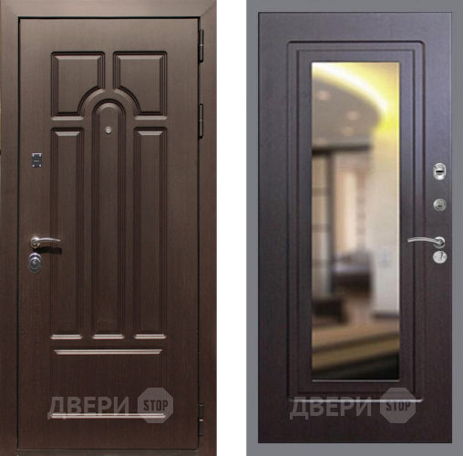 Дверь Рекс (REX) Эврика FLZ-120 Венге