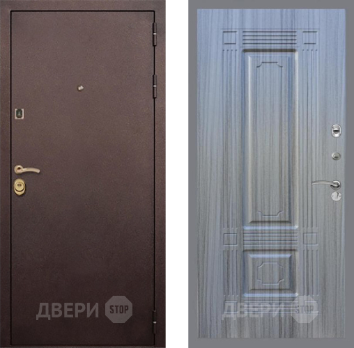 Входная металлическая Дверь Рекс (REX) Лайт 3К FL-2 Сандал грей