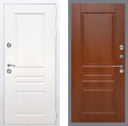 Дверь Рекс (REX) Премиум-н Силк Сноу FL-243 Итальянский орех